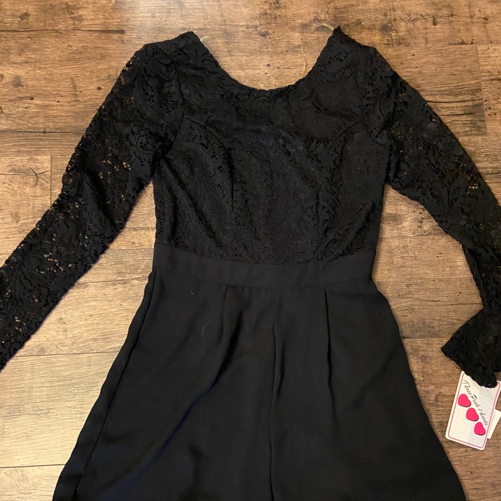 Dressy black romper